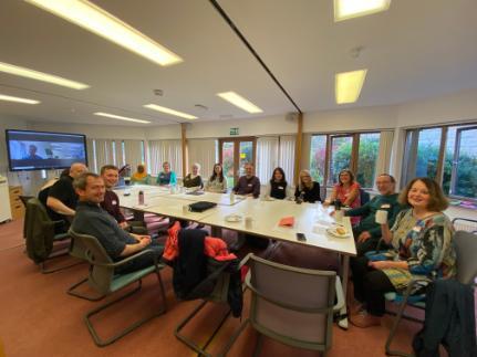 The Family Advisory Board members meeting at Martin House on 31 October 2022